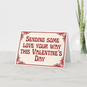 Carte de la Saint-Valentin platonique d'envoi d'am