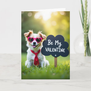 Carte de la Saint-Valentin pour chien
