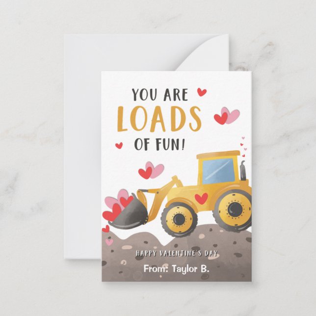 Carte de la Saint Valentin pour enfants (Devant)