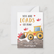 Carte de la Saint Valentin pour enfants