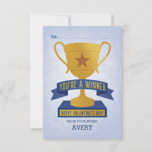 Carte de la Saint-Valentin pour la classe Trophée