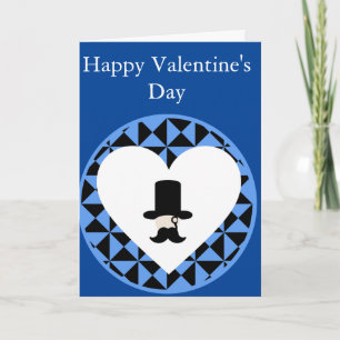 Carte de la Saint Valentin pour messieurs