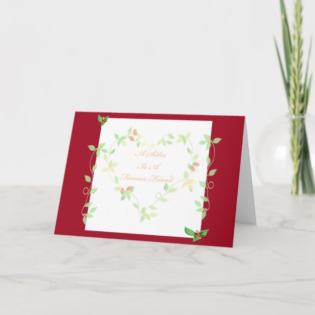 Carte de la Saint-Valentin pour sœur (Devant)