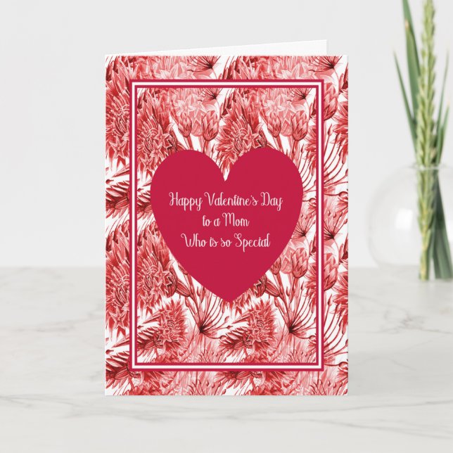 Carte de la Saint-Valentin pour une maman spéciale (Devant)