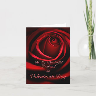 Carte de la Saint-Valentin pour votre mari.
