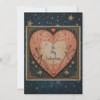 Carte de la Saint-Valentin vintage – Carte de vœux