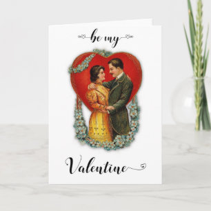 Carte de la Saint-Valentin vintage moderne