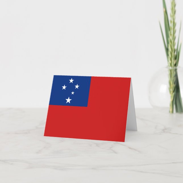 Carte de la Samoa (Devant)