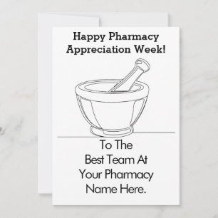 Carte de la semaine d'appréciation personnalisée e