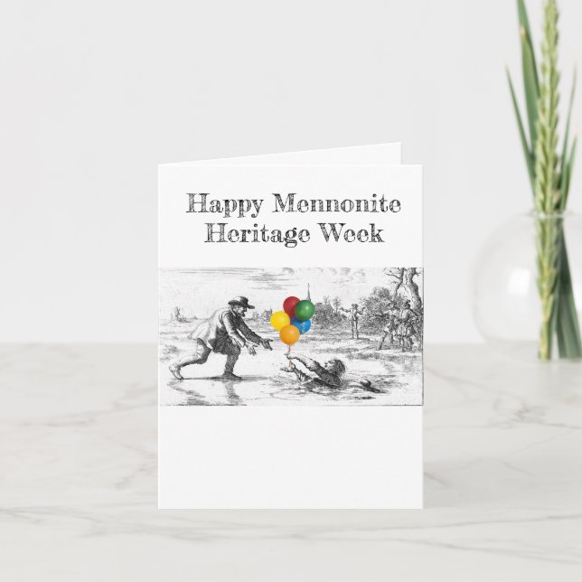 Carte de la Semaine du patrimoine mennonite de Dir (Devant)