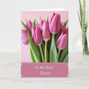 Carte de la sœur Chevron Flowers