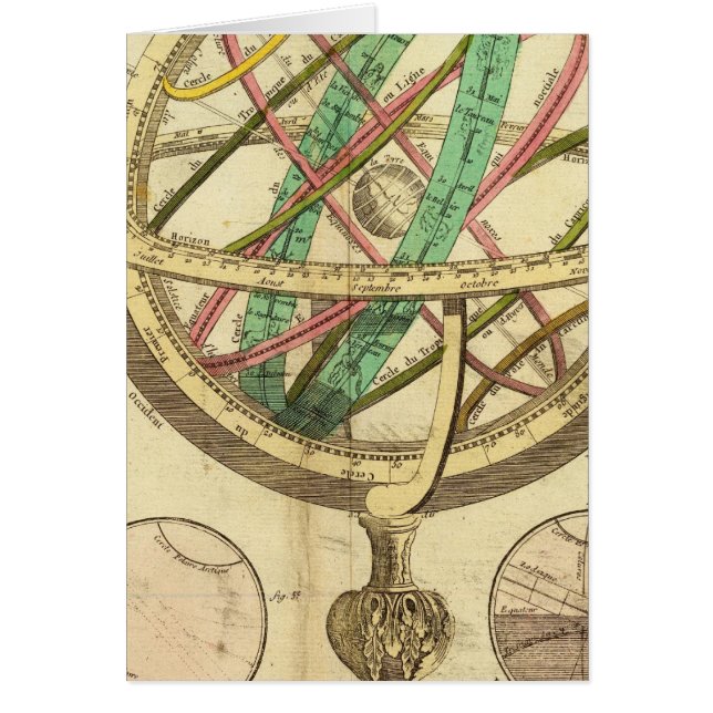 Carte de la sphère (Devant)