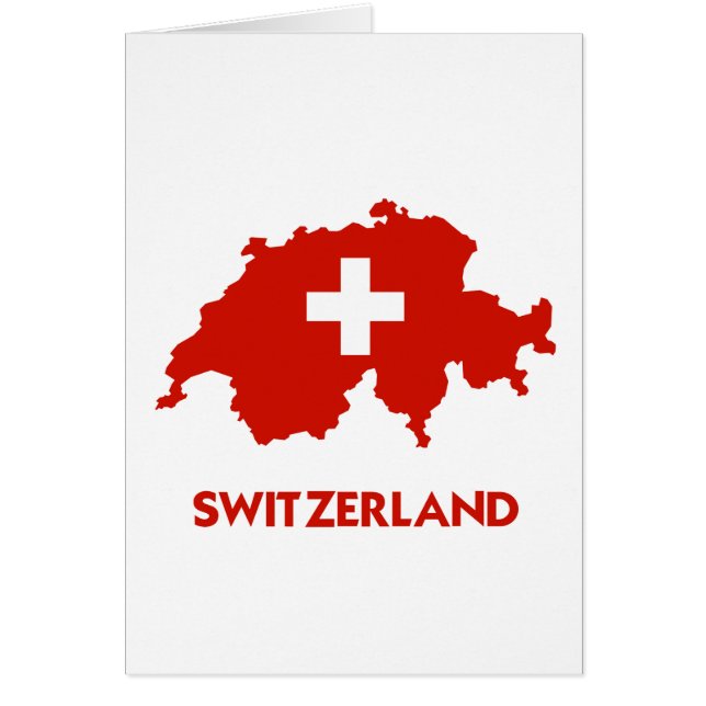 CARTE DE LA SUISSE (Devant)