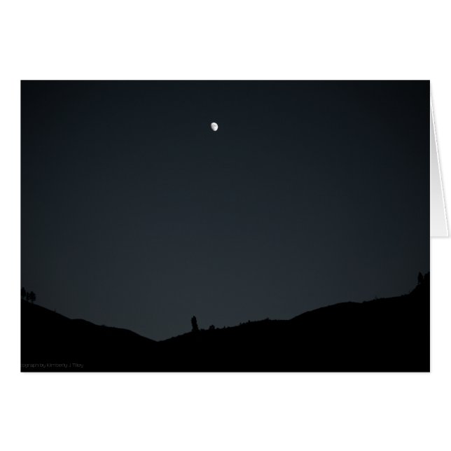 Carte de la Terre de bonne nuit (Devant Horizontal)