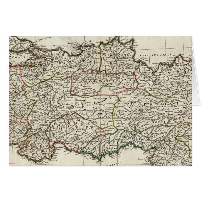 Carte de la Turquie (Devant horizontal)