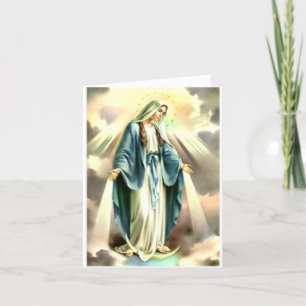 Carte de la Vierge Marie, Reine du Ciel