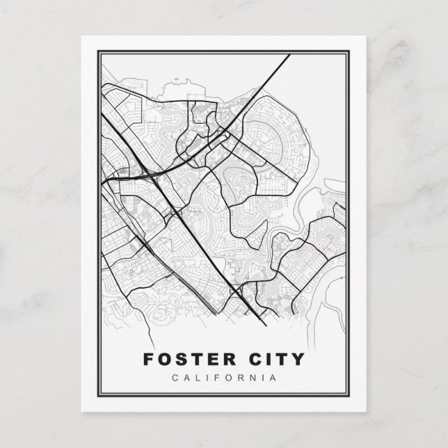 Carte de la ville de Foster (Devant)