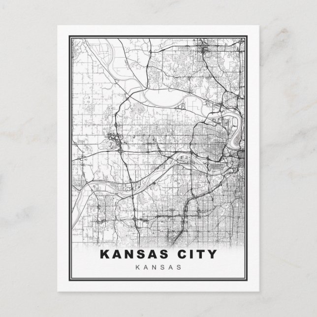 Carte de la ville de Kansas (Devant)