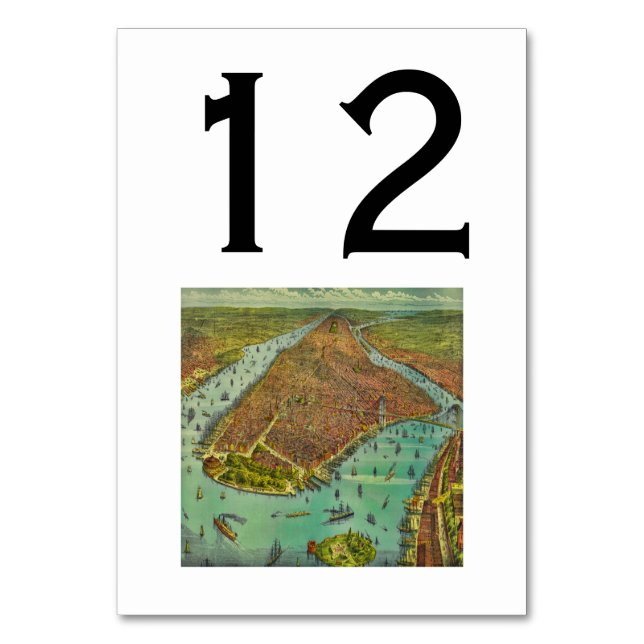 Carte de la ville de New York antique, do-it-yours (Par défaut)