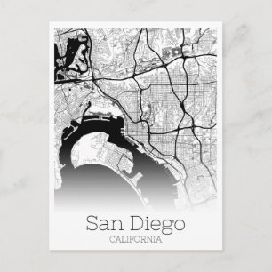 Carte de la ville de San Diego