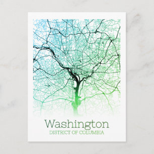 Carte de la ville de Washington DC
