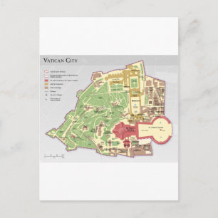 Carte de la ville du Vatican