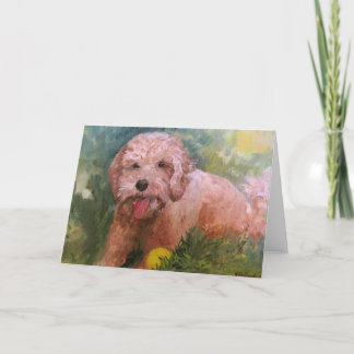 Carte de Labradoodle ou de Goldendoodle pour toute