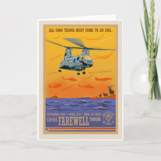 Carte de l'adieu CH-46