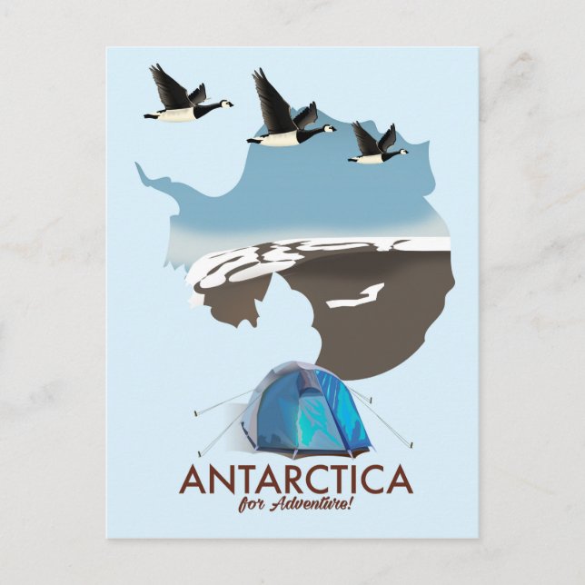 Carte de l'affiche Antarctica For Adventure Travel (Devant)