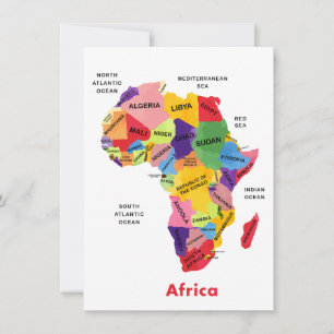 Carte de l'Afrique