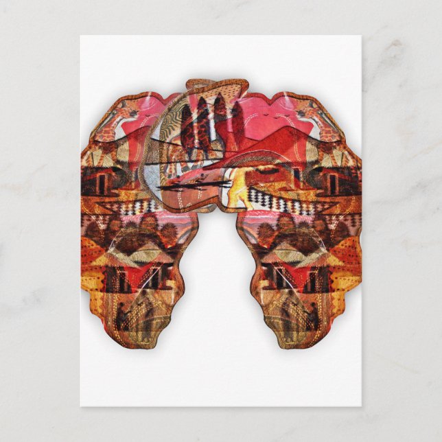 Carte de l'Afrique : Célébrer la saison avec la cu (Devant)