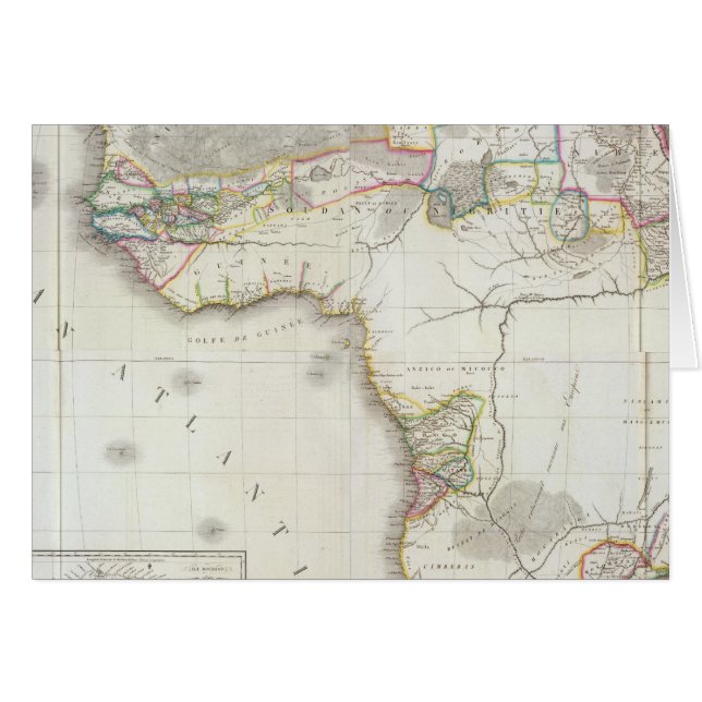 Carte de l'Afrique composite (Devant horizontal)