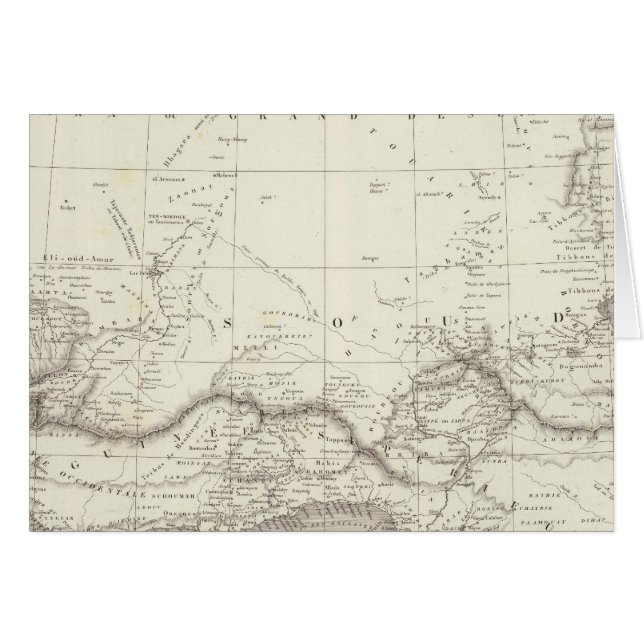 Carte de l'Afrique occidentale (Devant horizontal)