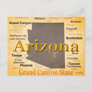 Carte de l'âge de l'Arizona