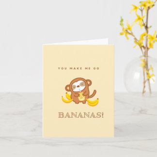 Carte de lait à la banane mignonne