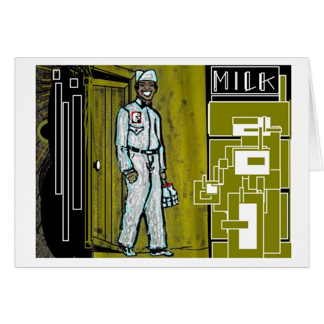 Carte de laitier (Devant horizontal)
