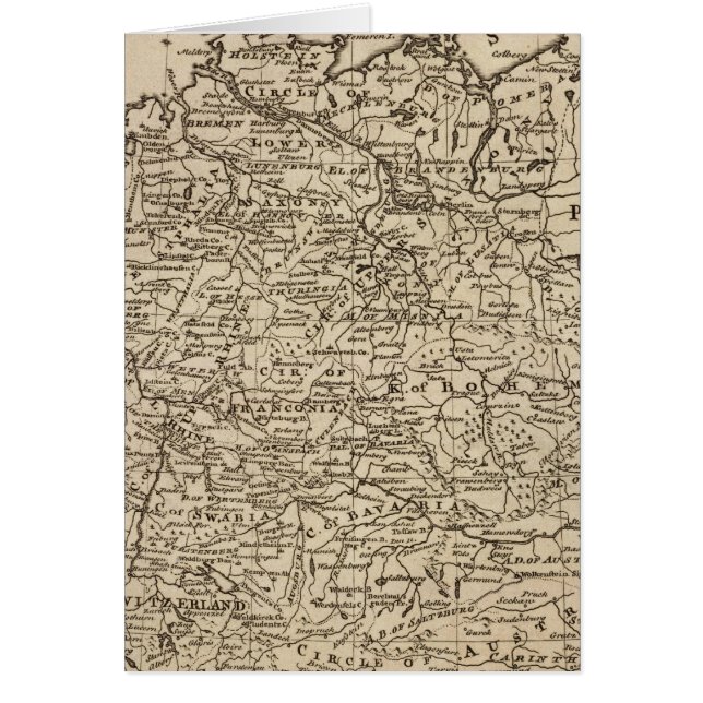 Carte de l'Allemagne (Devant)