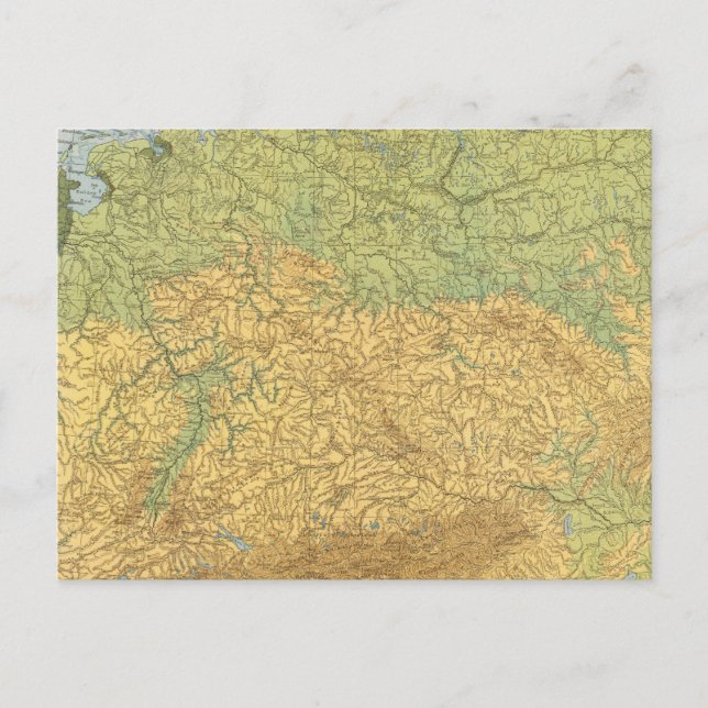 Carte de l'Allemagne (Devant)