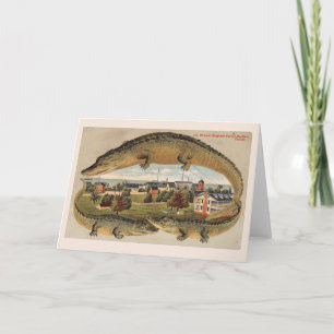 Carte de l'alligateur Key