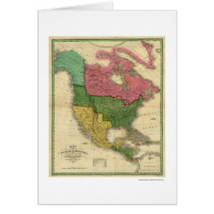 Carte de l'Amérique du Nord par le CAD. Vance 182