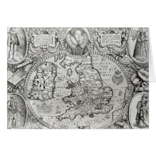 Carte de l'Angleterre pendant le règne de
