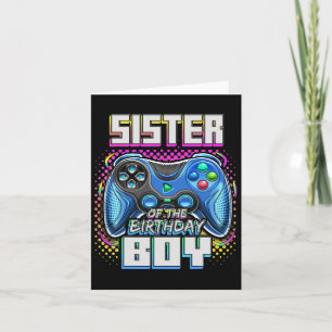Carte De L'Anniversaire Garçon Correspondant Famille Jeu