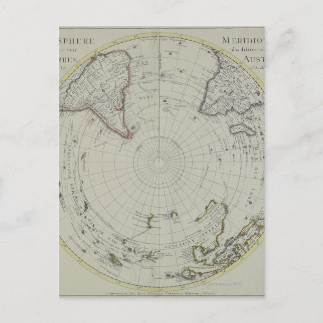 Carte de l'Antarctique 2 (Devant)