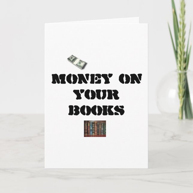 Carte DE L'ARGENT sur vos livres... (Devant)