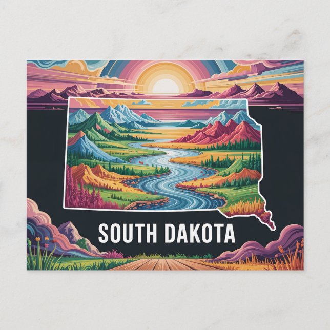 Carte de l'Art du Dakota du Sud (Devant)