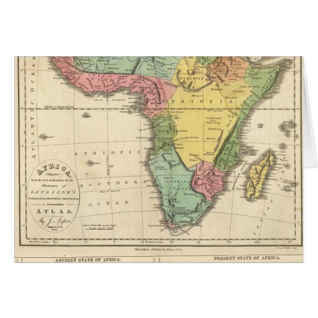Carte de l'Atlas africain 2 (Devant horizontal)