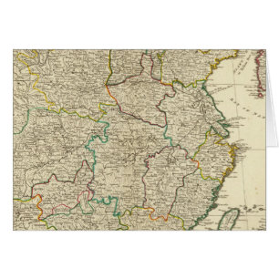 Carte de l'atlas Chine, Corée
