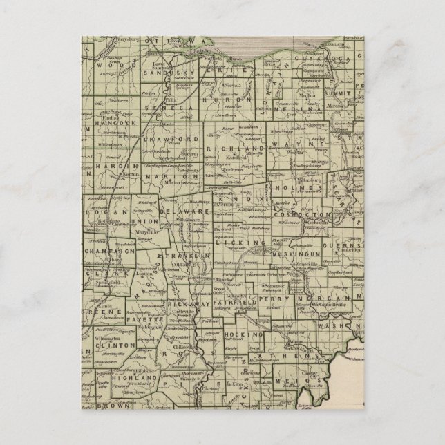 Carte de l'Atlas de l'Ohio (Devant)