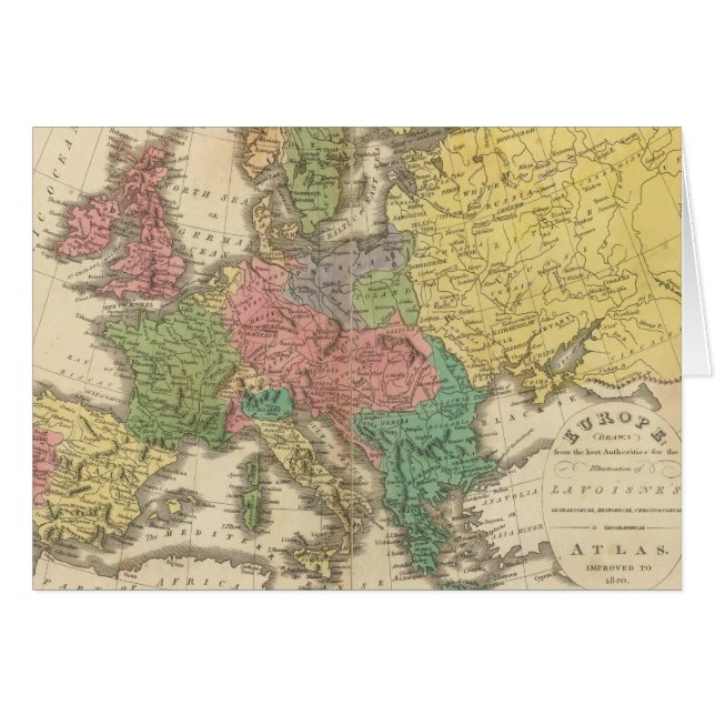 Carte de l'Atlas religieux en Europe (Devant horizontal)