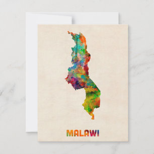 Carte de l'eau du Malawi